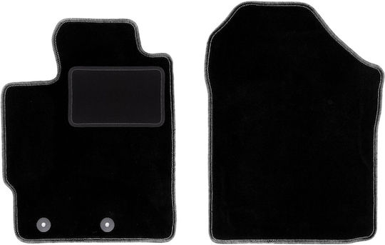 Front Black Mats Toyota Verso-s Minivan 2010-2015