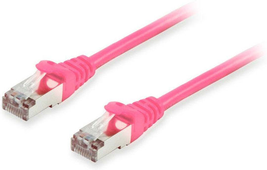 Equip S/FTP Cat.6a (Gigabit) Καλώδιο Δικτύου Ethernet 3m Ροζ