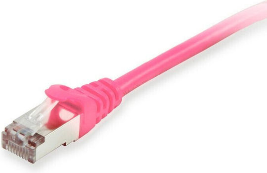 Equip S/FTP Cat.6a (Gigabit) Καλώδιο Δικτύου Ethernet 10m Ροζ