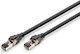Digitus S/FTP Cat.6 (Gigabit) Cablu de Rețea Ethernet 2m Negru