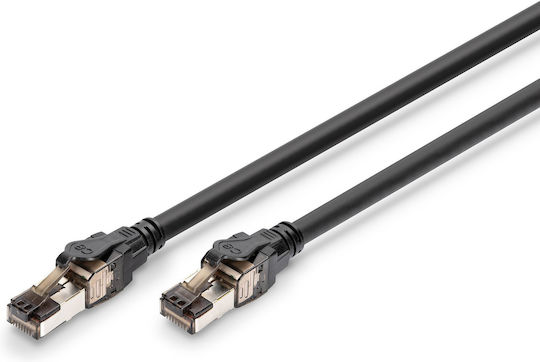 Digitus S/FTP Cat.6 (Gigabit) Cablu de Rețea Ethernet 2m Negru