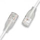 Wantec U/UTP Cat.6a (Gigabit) Network Cable Ethernet 5m White