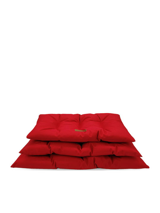 V.I.Pets Lazy Pvc Μαξιλάρι Σκύλου Ορθογώνιο Κόκκινο 110x80εκ.