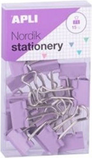 Apli Nordik Kollektion Klammern 15 Stk Lila 18148μ Apli
