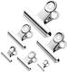 Nickel Clip 40.3 x 10 mm Box of 10 Pieces Westcott
