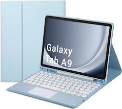 Strado Flip Cover with Keyboard Samsung Galaxy Tab A9 8.7 Green