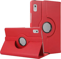 Strado Flip Cover Din piele Rotativă Rezistentă Roșη (Lenovo Tab M9 2023 TB310)