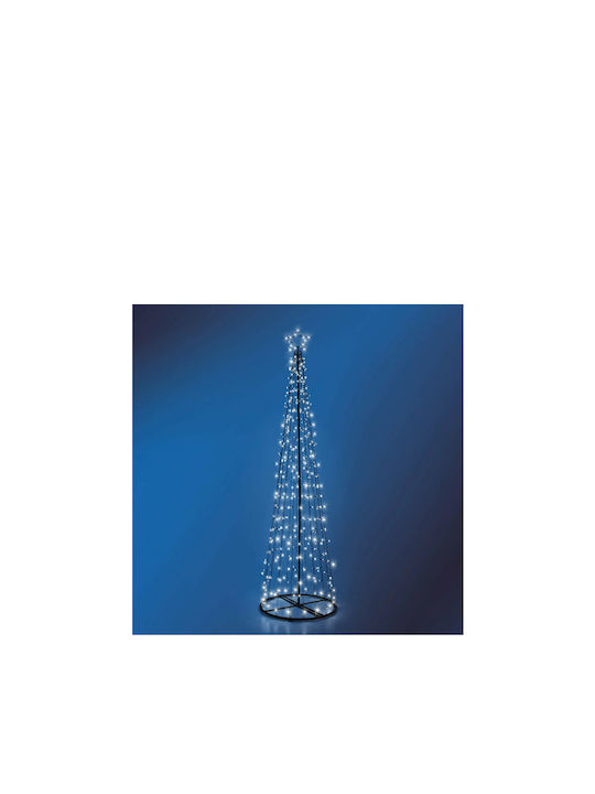 Brad de Crăciun 280cm cu Iluminare LED Negru