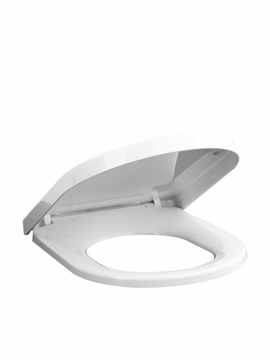 Toya Toilettenbrille Kunststoff Weiß