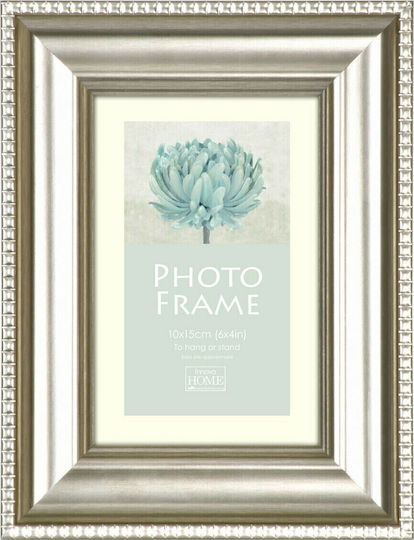 Innova Plastic Photo Frame with Gold Frame