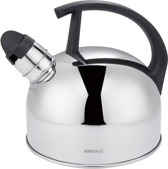 KING Hoff Retro II Βραστήρας Ανοξείδωτος Ασημί 1500ml