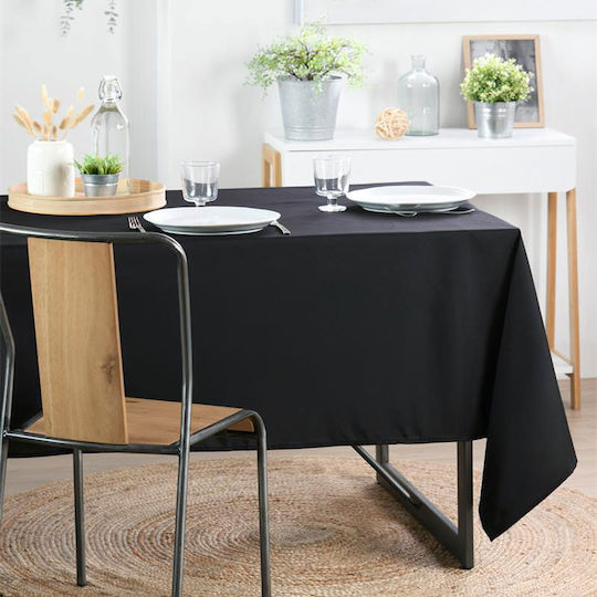 Tischtuch S-f Nelson Black 145x300cm