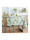 Τραπεζομάντηλο S-f Palmira Green 140x240εκ.