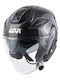 Givi X29 Motorcycle Helmet Jet ECE 22.06 1450gr with Sunvisor