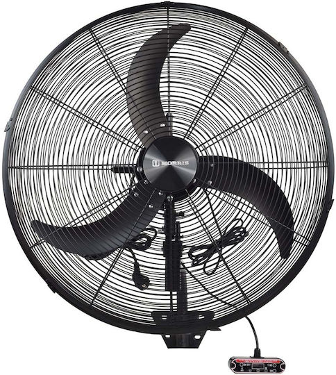 Morris Industrieller Ventilator Wandmontiert 125W mit einem Durchmesser von 65cm