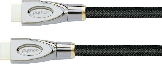 Python HDMI 2.1 Ultra High Speed 48Gbps 4K 120Hz HDR VRR Cable HDMI Male - HDMI Male 0.5m Black