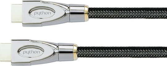Python Cabluri HDMI 2.0 Premium High Speed 4K 60Hz HDR Cabluri HDMI de Sex Masculin - Cabluri HDMI de Sex Masculin 15m Negri