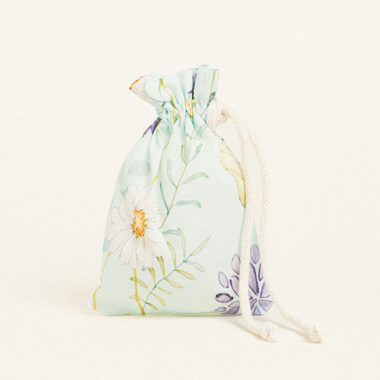 Beauty Home Stoff Beutel für Geschenke Türkis 12x17cm.