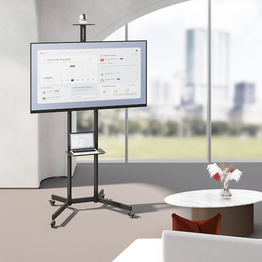 Brateck d-T1042T Βάση Τηλεόρασης Δαπέδου έως 70" και 45kg