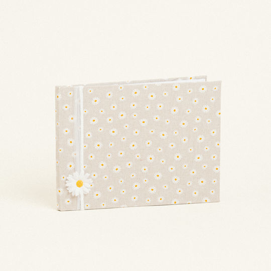 Beauty Home Small Daisies Wedding Wish Book Beige