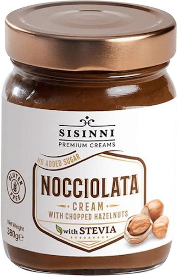 Sisinni Praline Spread Crunchy Cocoa Cream No Added Sugar 380gr