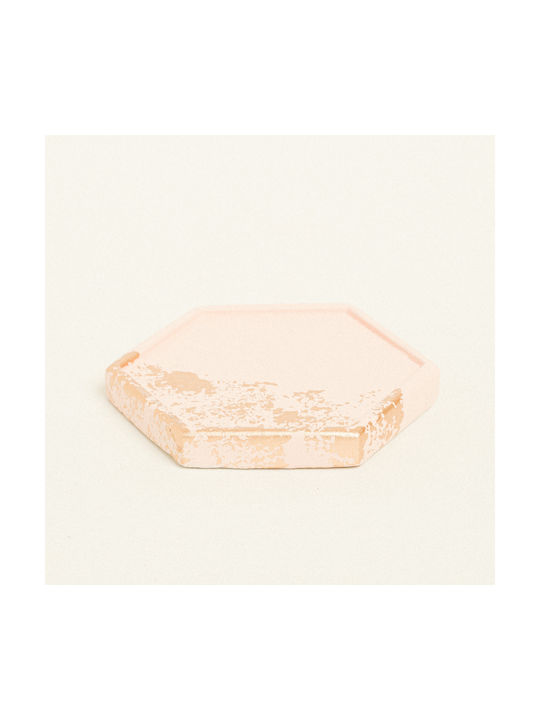 Beauty Home Coaster Ceramic Gold 9x10cm 1pcs Beauty Home Coaster Ceramic Gold 9x10cm 1pcs