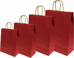 Paper Bag 16x8x21cm Red 25pcs