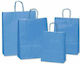 Pungă de hârtie 22x10x27cm albastru deschis 25 bucăți