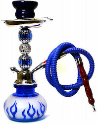 Ναργιλές Flamme Sandstrahlen Flasche Einzeln Blau 30cm Ναργιλές Flamme Sandstrahlen Flasche Einzeln Blau 30cm