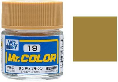 Mr Hobby Model Making Paint Sandy Brown 10ml