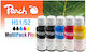 Peach Πακέτο Συμβατών Μελανιών Εκτυπωτή InkJet HP CISS GT51/52 165 Σελίδων 90ml Πολλαπλό (Color) 4τμχ