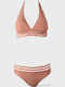 Set Bikini με Αφαιρούμενη Ενίσχυση Σομόν
