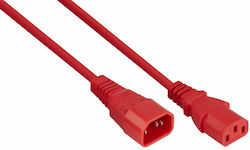 Kabelmeister IEC C14 - IEC C14 Cable 3m Κόκκινο SK1430-R030