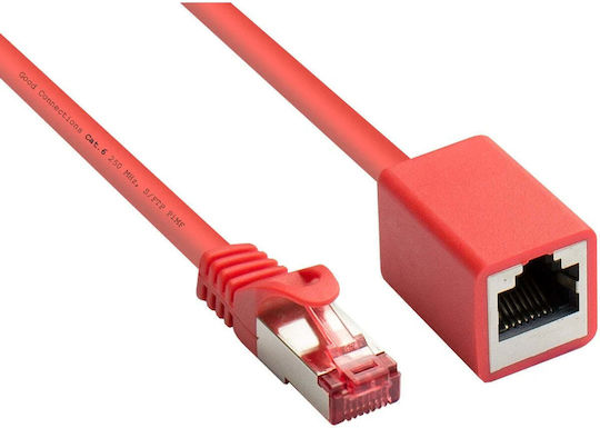 Good Connections S/FTP Кат.6 (Gigabit) Мрежов Кабел Ethernet 0.5м Червен