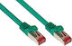Alcasa S/FTP Cat.6 (Gigabit) Cablu De Rețea Ethernet 0.15m Verde