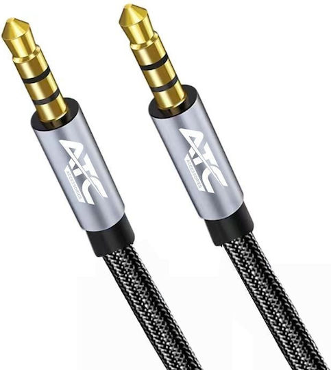ATC 3.5mm Jack Cable Male to Female Black 1.5m with Gold Plated Terminals PRD-000024722