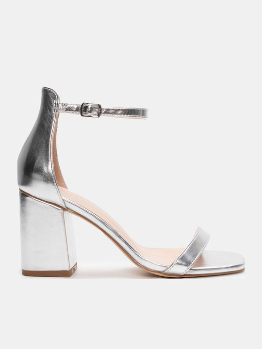 Luigi Sandals Silver