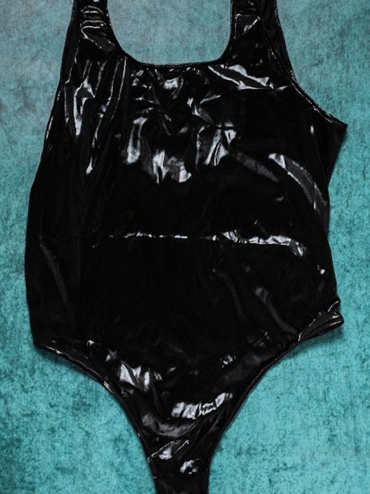 Ophelia's Dream Lingerie Metallic Teddy Black 10h4145
