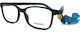 Playmobil Children's Eyeglass Frame Black 23054 613