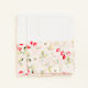 Beauty Home Set Christening Oilcloths Strawberries Flowers Beige 3 Pieces