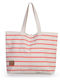 Nef-Nef Homeware Elveria Fabric Beach Bag Orange