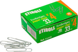 Συνδετηρες Etiroll 100τεμ.33mm Νο4