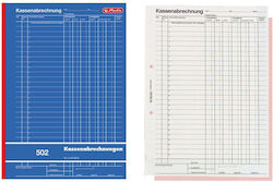 Herlitz Cash Register Pad A4 502 2x 50 Sheets Herlitz Cash Register Pad A4 502 2x 50 Sheets