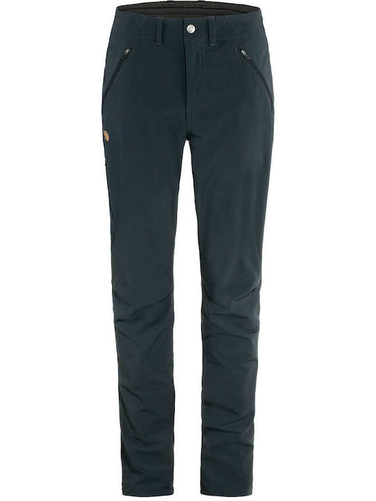 Fjallraven Abisko Lang Hose Wandern Blau