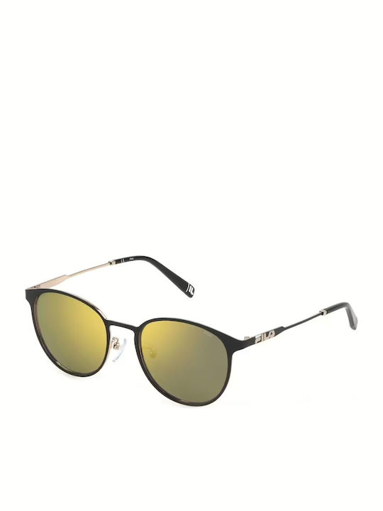 FILA Unisex Sunglasses with Black Metal Frame a...