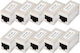Digitus Μονή Πρίζα Δικτύου RJ45 Τύπου Cat6a σε Μαύρο Χρώμα DN-93905-10