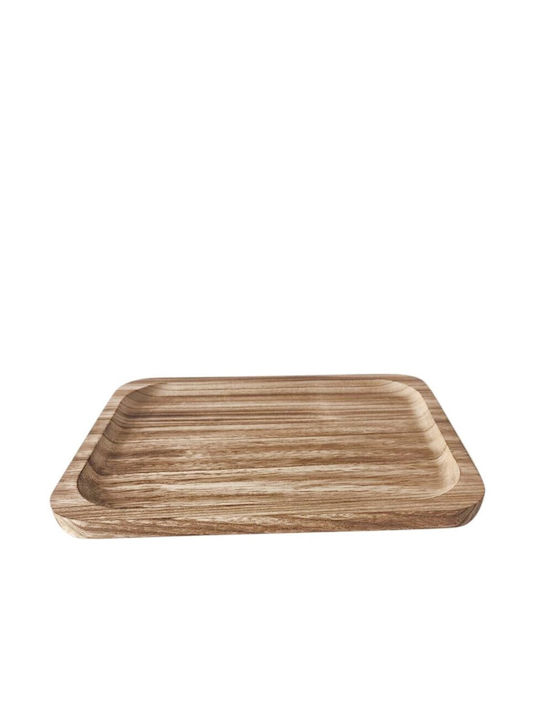Arte Regal Serving Platter Rectangular Brown 31x21cm
