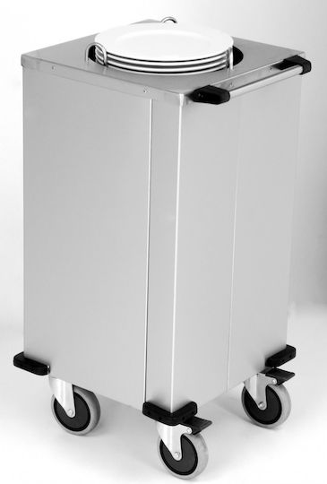 Τροχήλατο Dispenser Πιάτων Μονό M0106x Rnt 4333