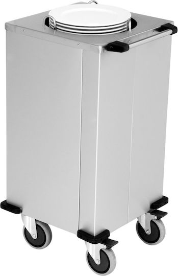 Τροχήλατο Dispenser Πιάτων Μονό Θερμαινόμενο M0102x Rnt 4322
