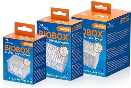 Porous Macaroni Prefilter Cartridge + Bacteria Colonies Aquatlantis Easybox Glass Rings L